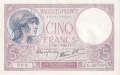France 1 5 Francs, 20. 7.1939